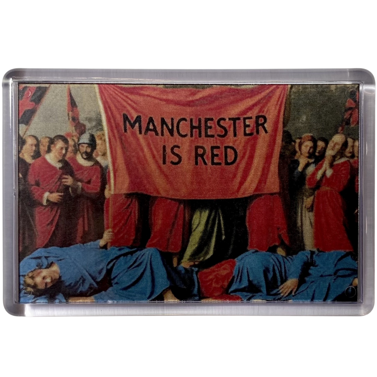 Manchester Is Red Fridge Magnet