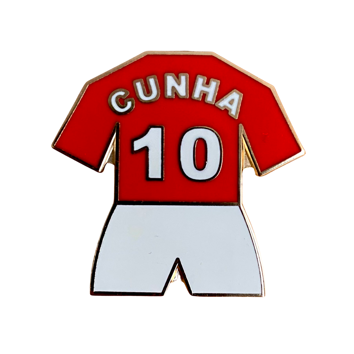 Matheus Cunha 10 Shirt Badge