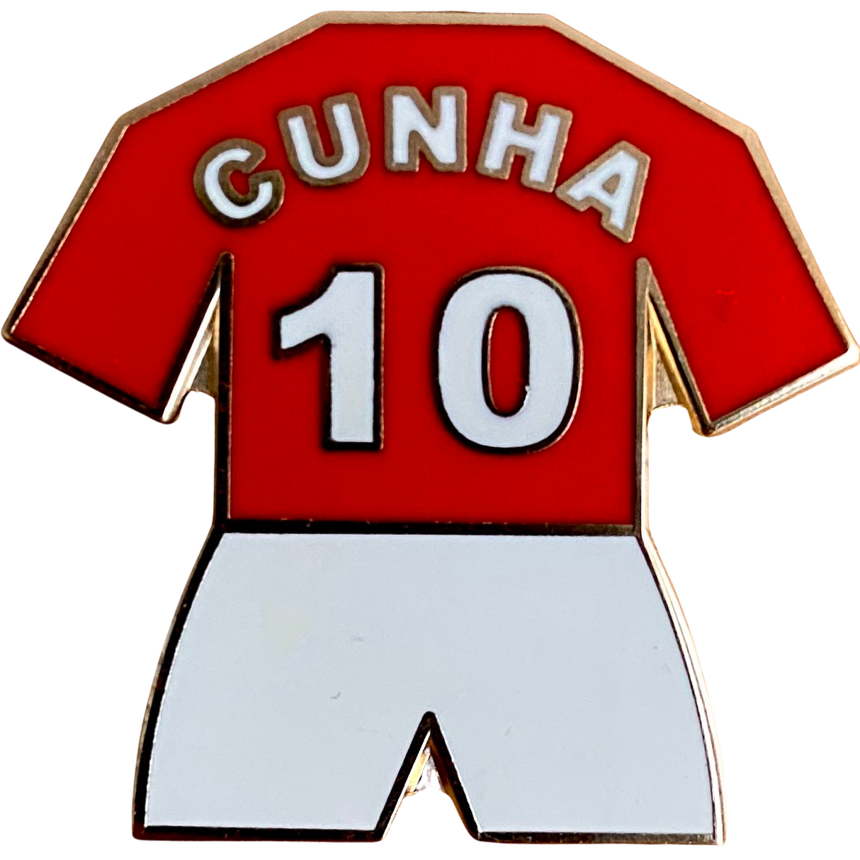 Matheus Cunha 10 Shirt Badge
