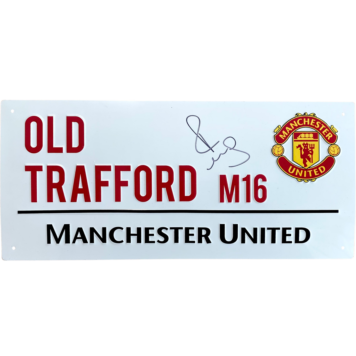 Paul Scholes Signed Old Trafford Street Sign