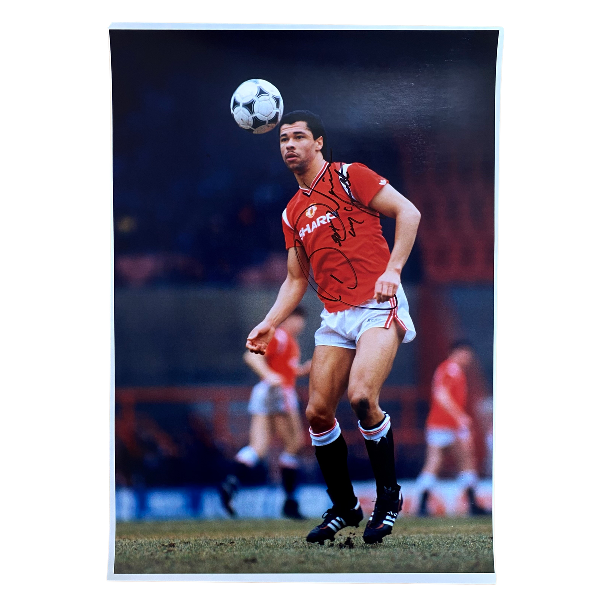 Paul McGrath 1986 hand signed Photo Print (L)