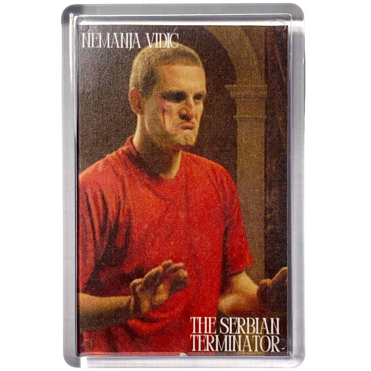 Nemanja Vidic The Serbian Terminator Fridge Magnet