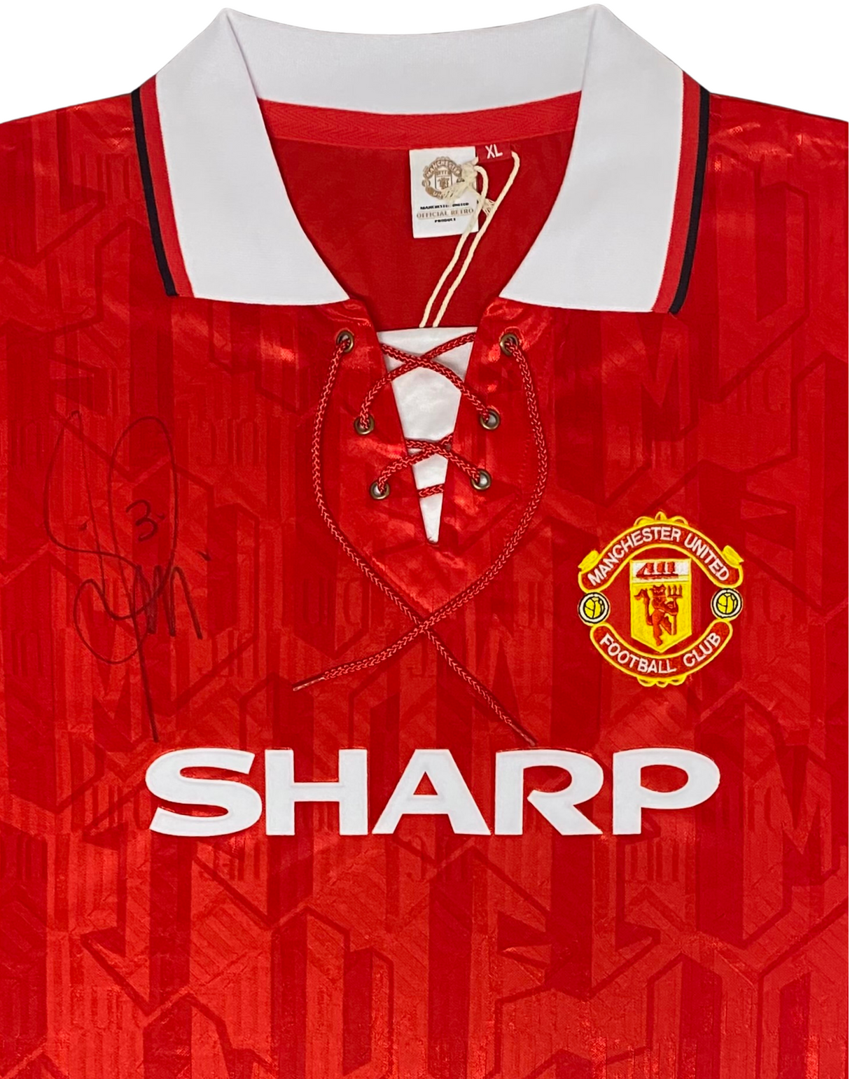 Denis Irwin Signed Manchester United 1992/1994 Red Home Shirt