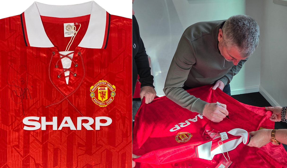 Denis Irwin Signed Manchester United 1992/1994 Red Home Shirt