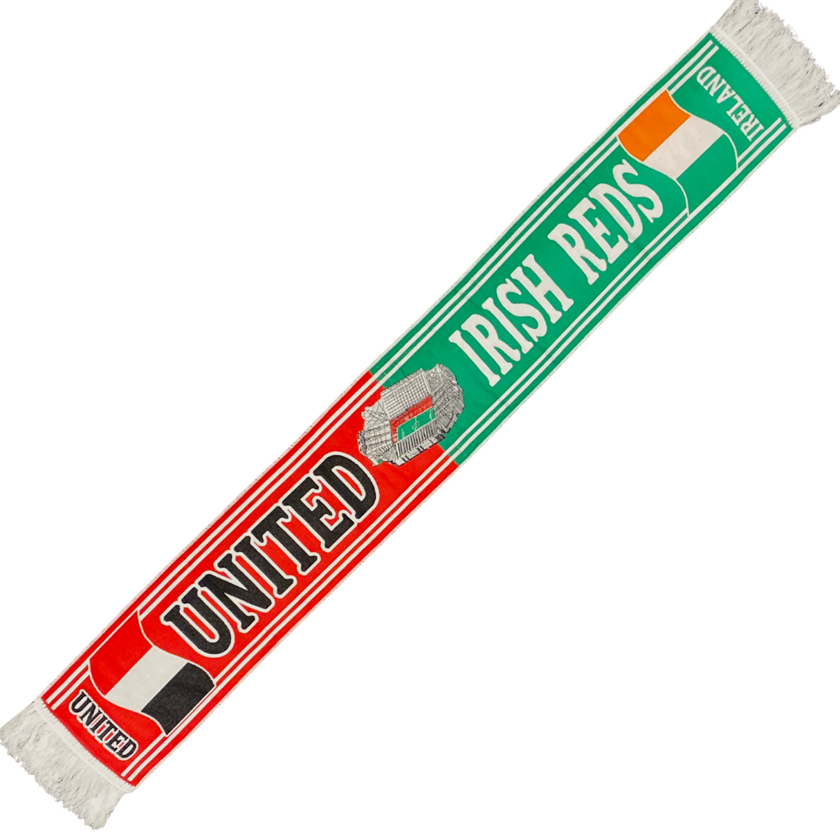 United - Irish Reds - Flat Scarf