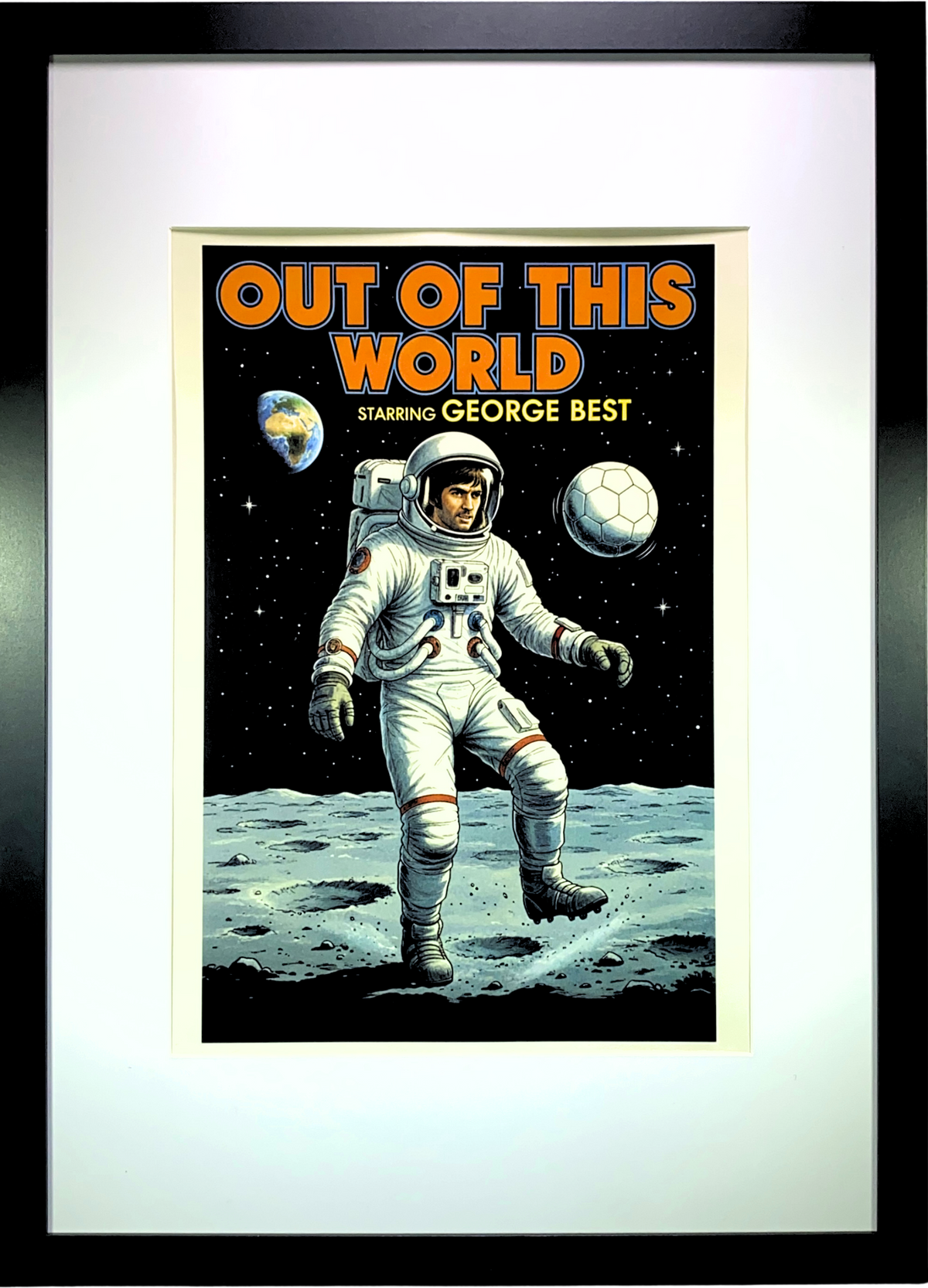 George Best "Out of This World" Print (A3)