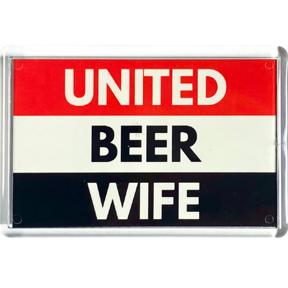 United Beer Wife Fridge Magnet