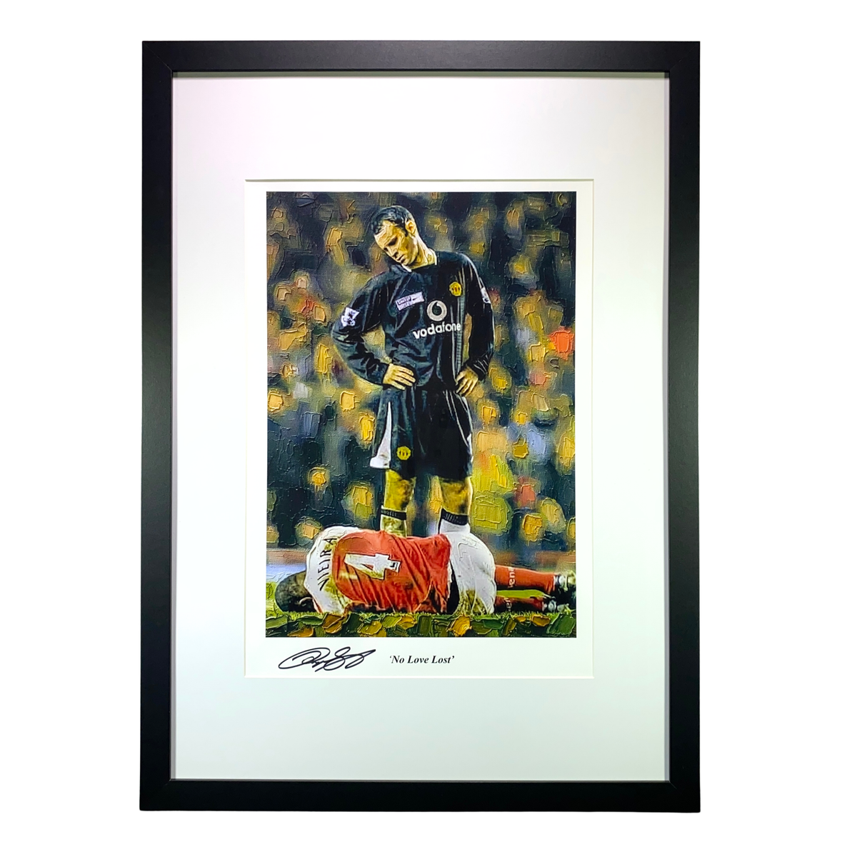 Ryan Giggs Signed "No Love Lost" Artwork Print