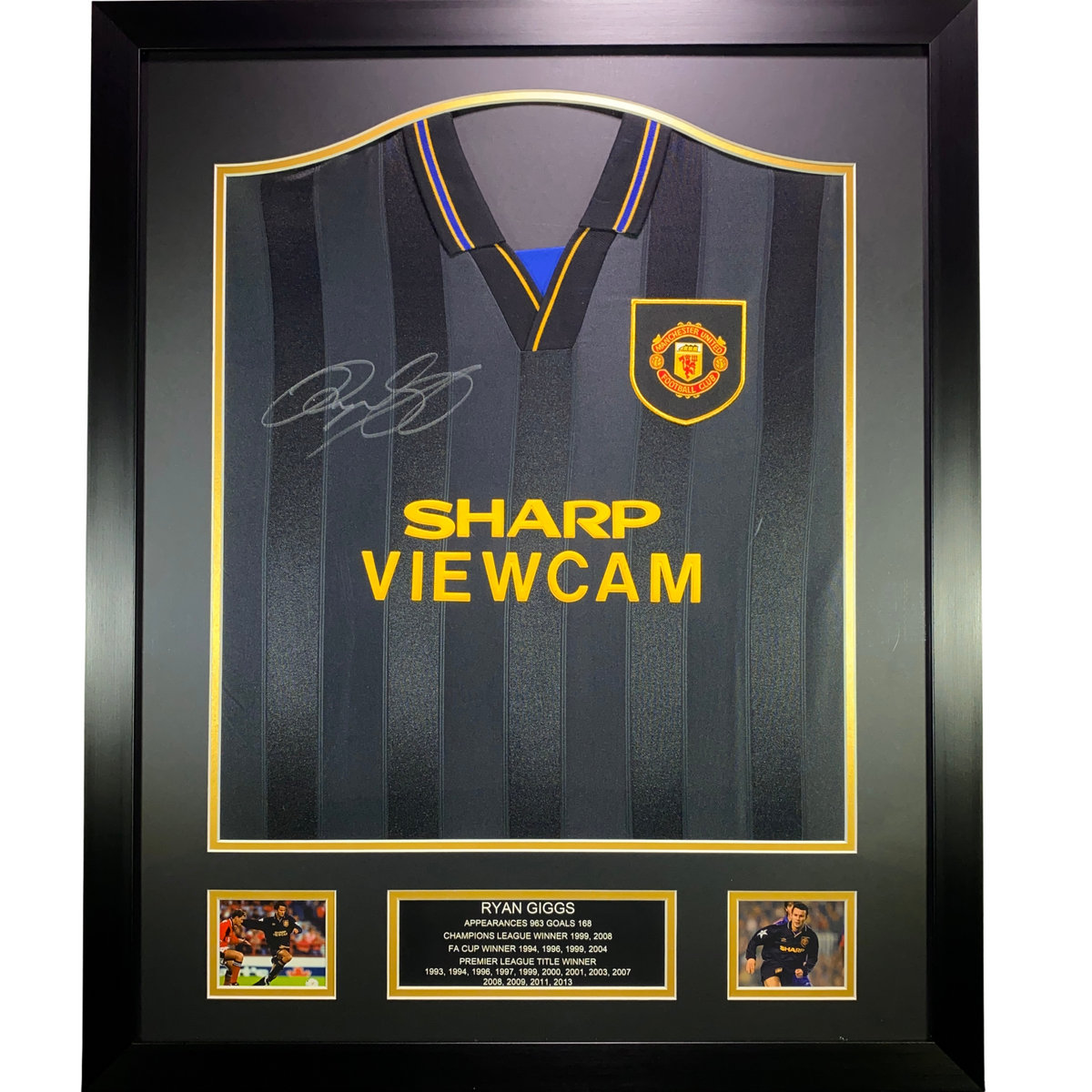 Ryan Giggs Signed 1994 Black Away Shirt