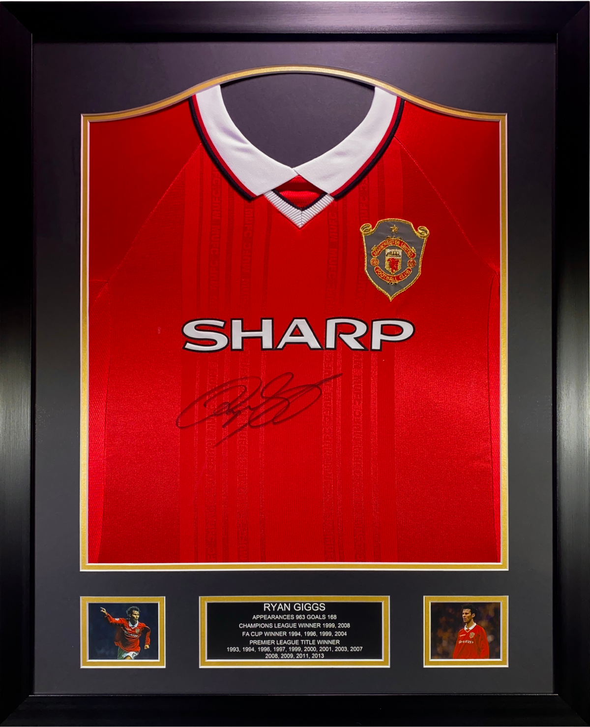 Ryan Giggs Signed 1999 Manchester United Champions League Shirt