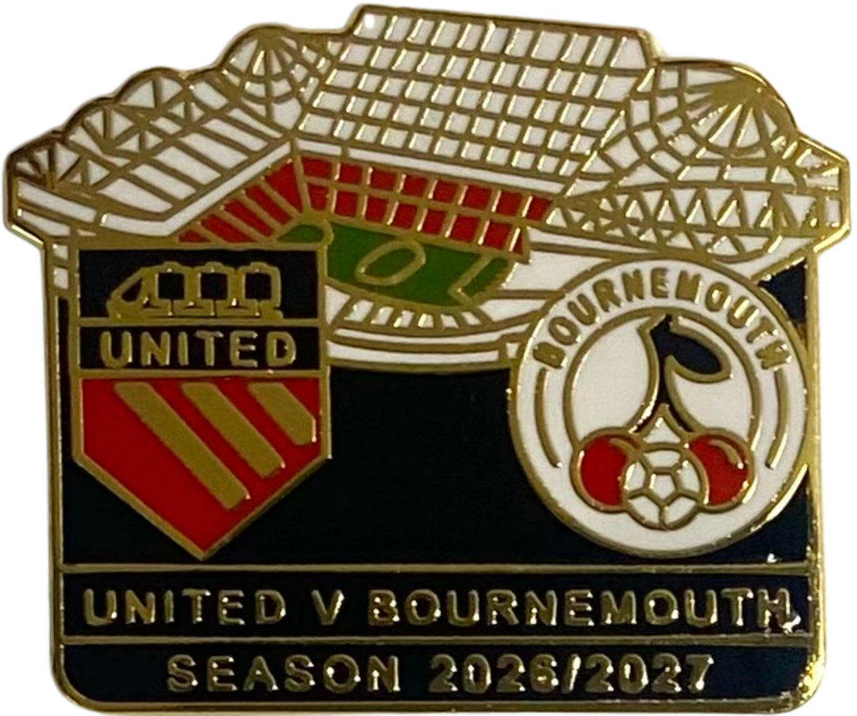 Manchester United v Bournemouth 2026/2027 Matchday Badge
