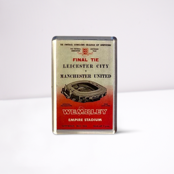 Wembley 1963 Programme fridge Magnet