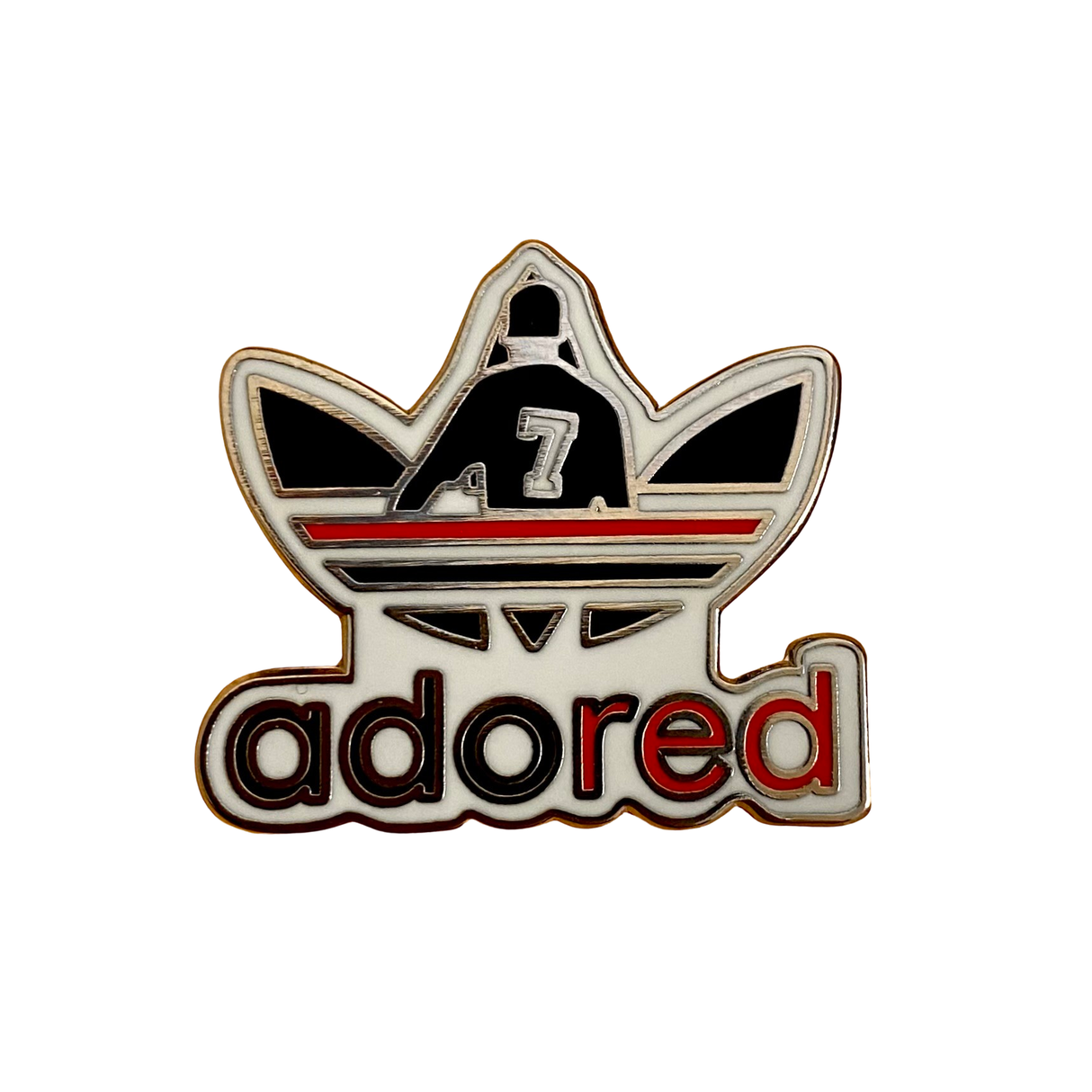 Eric Cantona Adored Badge