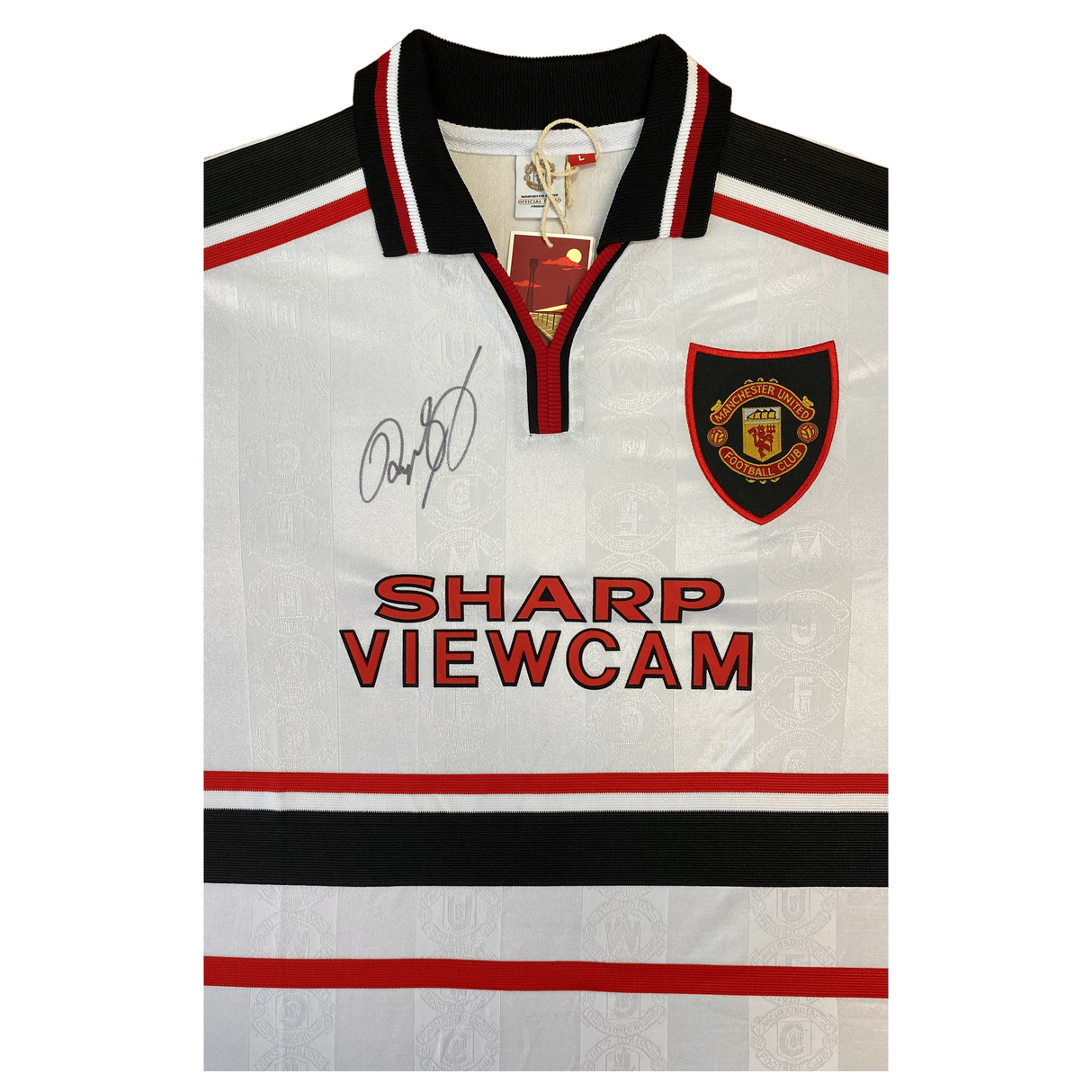 Ryan Giggs Hand Signed 1999 White Away Shirt