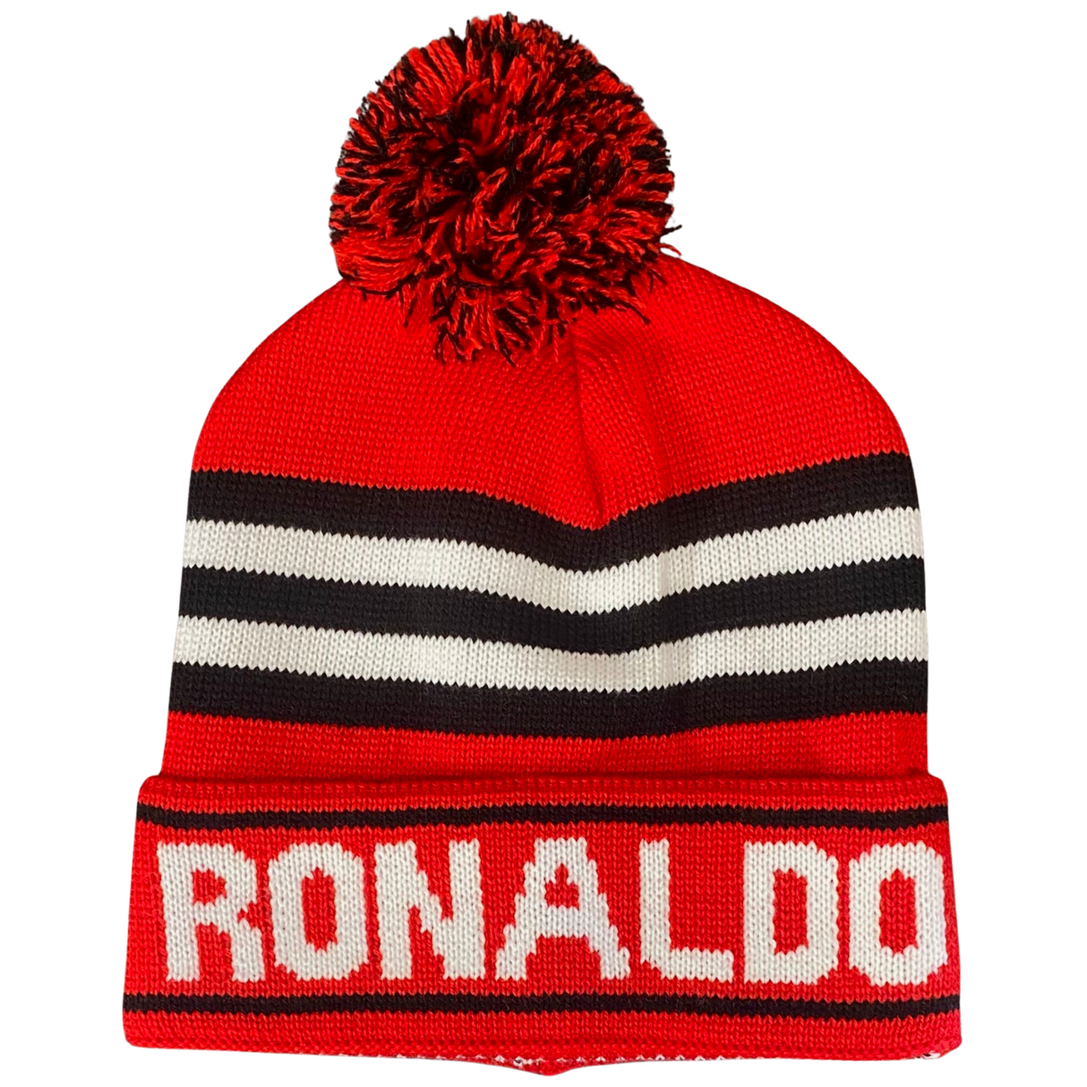 Ronaldo Bobble Hat (Red)