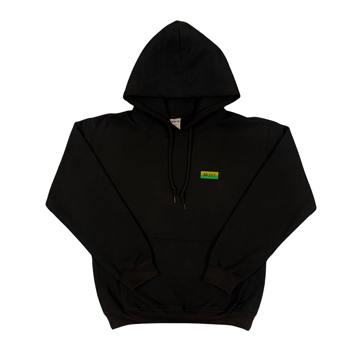 Hoodie With Green and Gold Bar MUST Logo (S)