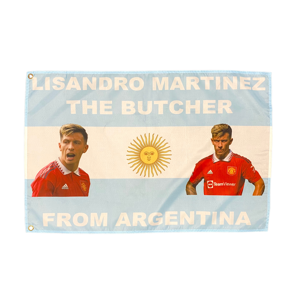 Lisandro Martinez "The Butcher of Manchester" Argentina Flag