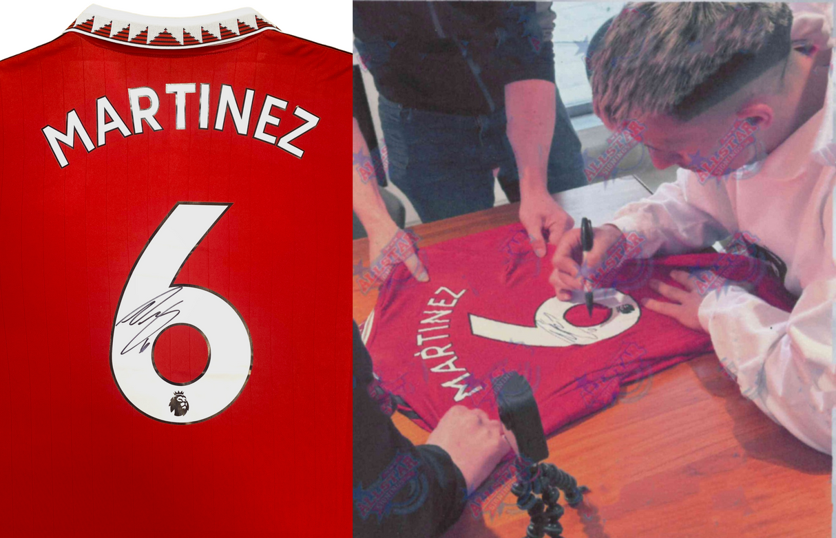 Lisandro Martinez 2022-2023 Home Signed Shirt