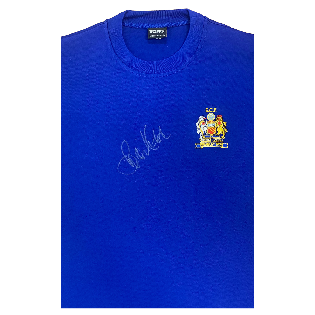Brian Kidd 1968 ECF Signed Shirt