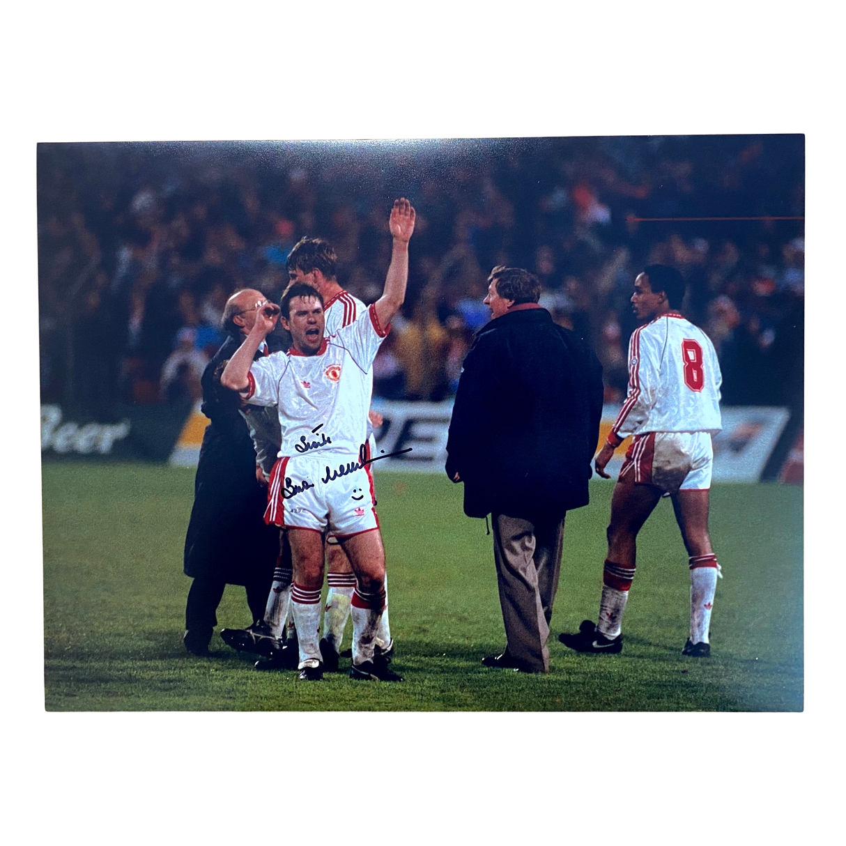 Brian McClair 1991 ECWC Celebration Signed Photo (L)