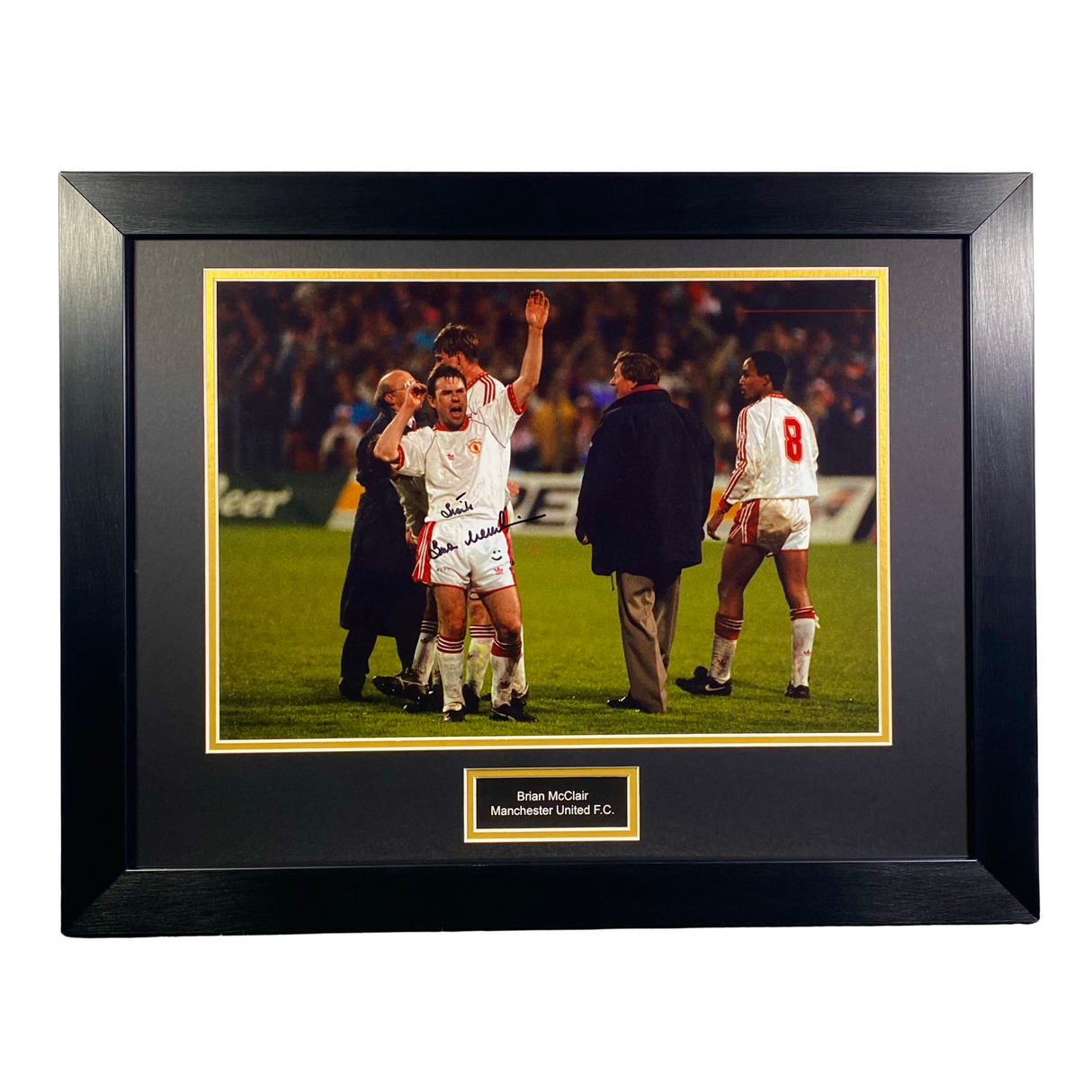 Brian McClair 1991 ECWC Celebration Signed Photo (L)