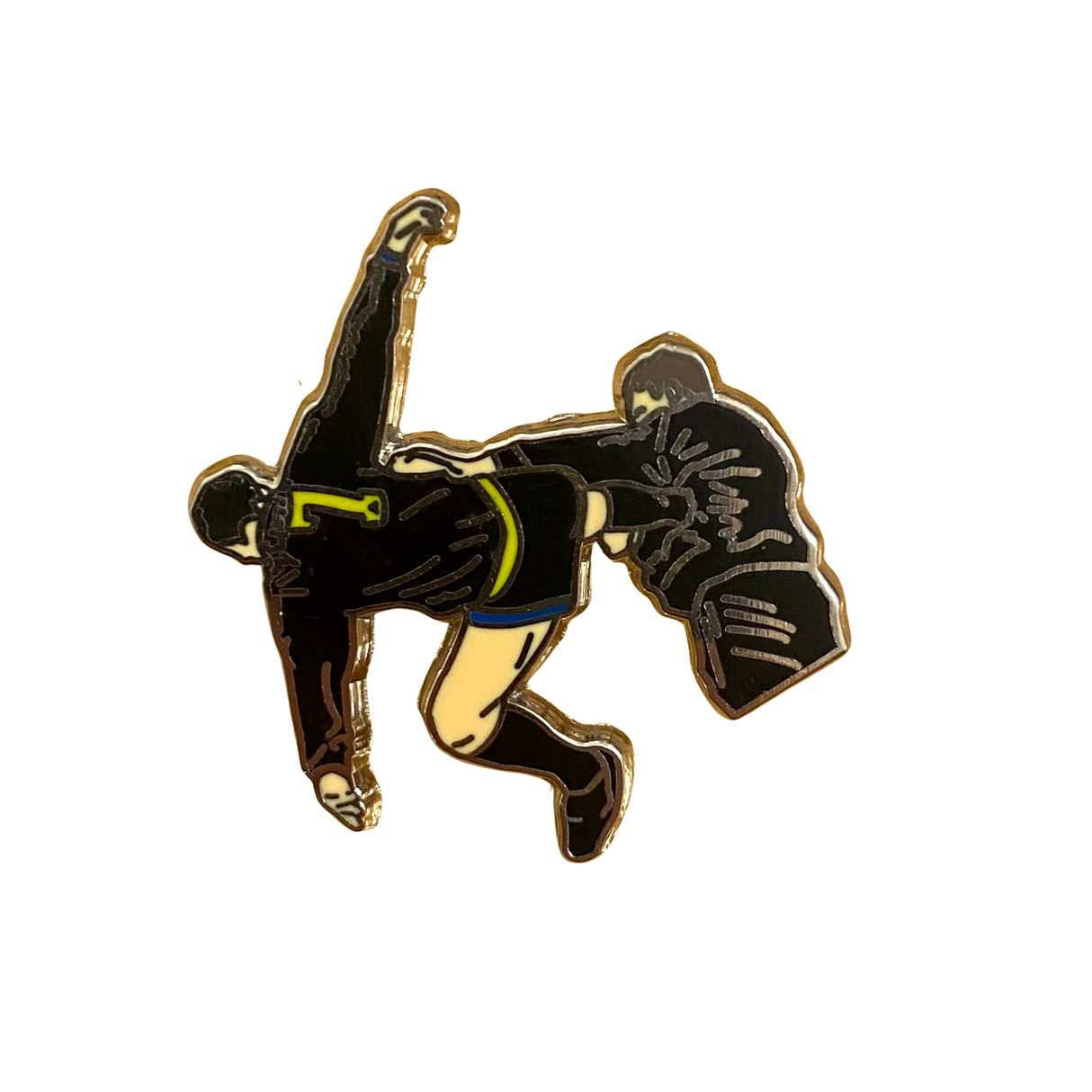 Eric Cantona Kung Fu Justice Badge