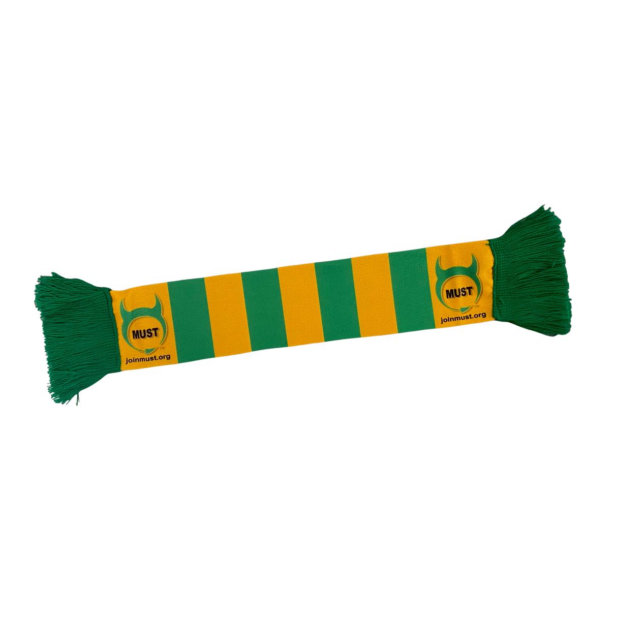 Green and Gold Car Window Scarf