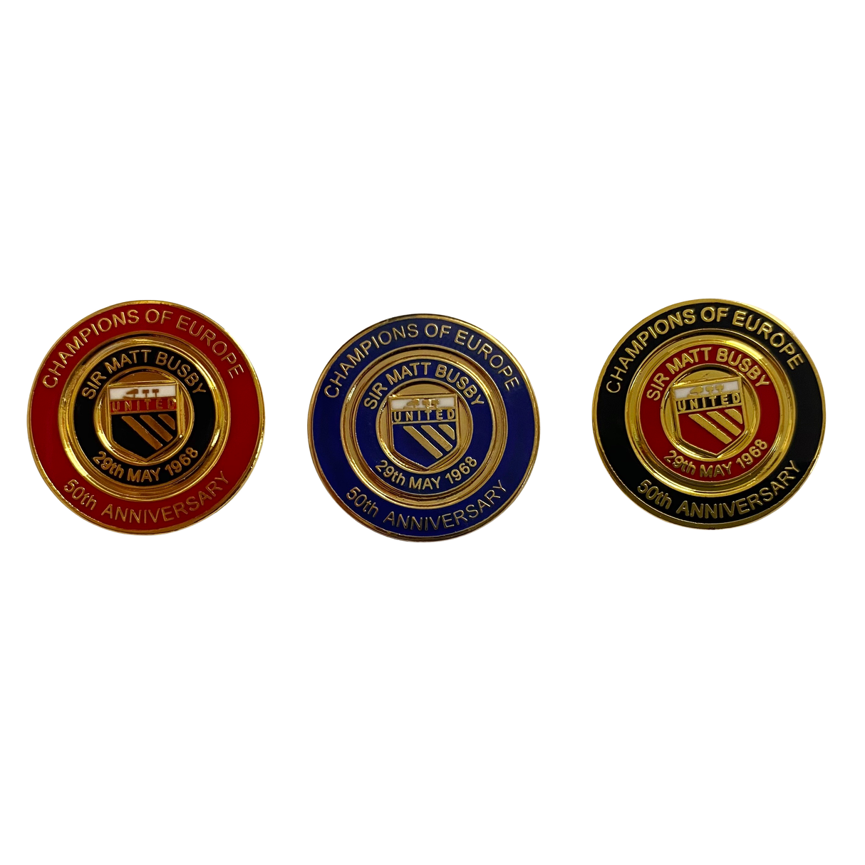 Champions of Europe - Sir Matt Busby 50th Anniversary Badge