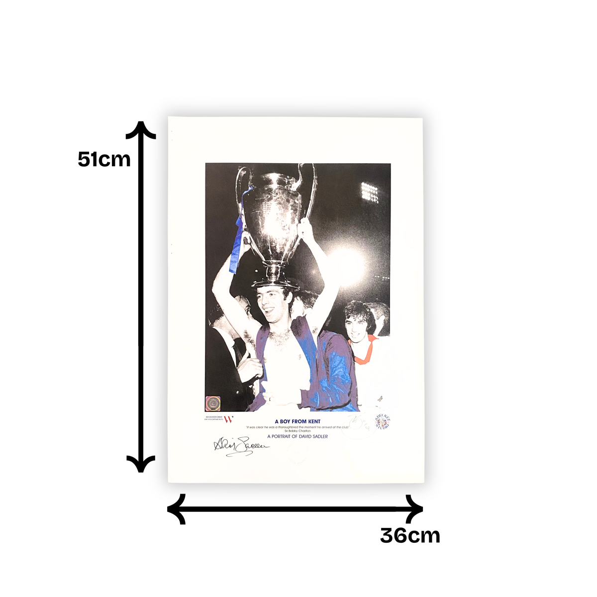 David Sadler Signed "A Boy from Kent" Photo Print (M)