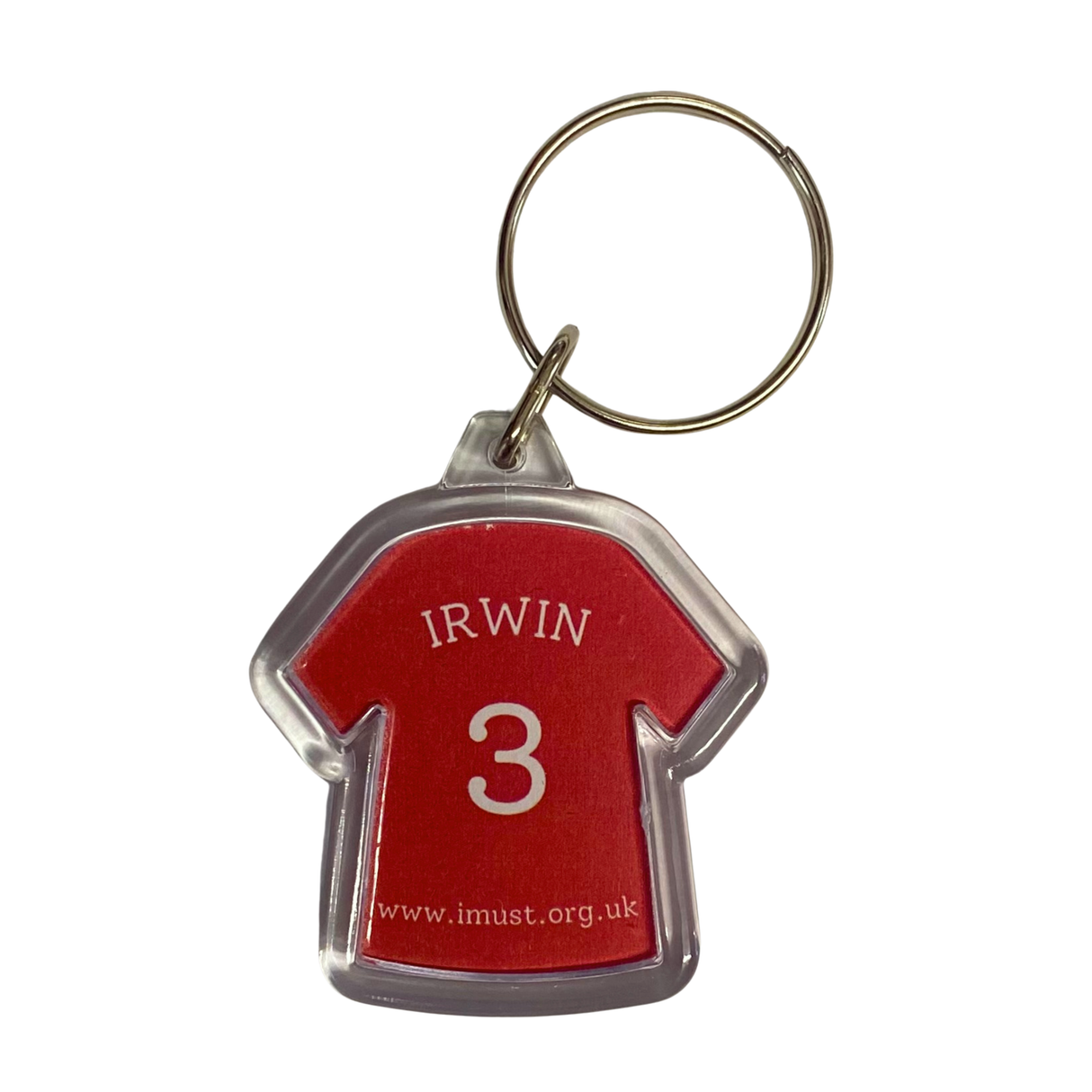 Denis Irwin Shirt Keyring