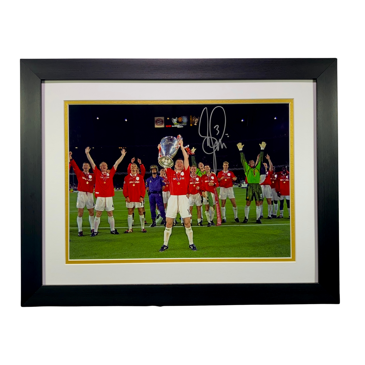 Denis Irwin Signed Champions League Final 1999 Photo Print (L)