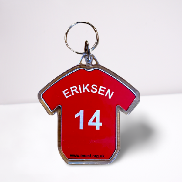 Christian Eriksen Player Keyring