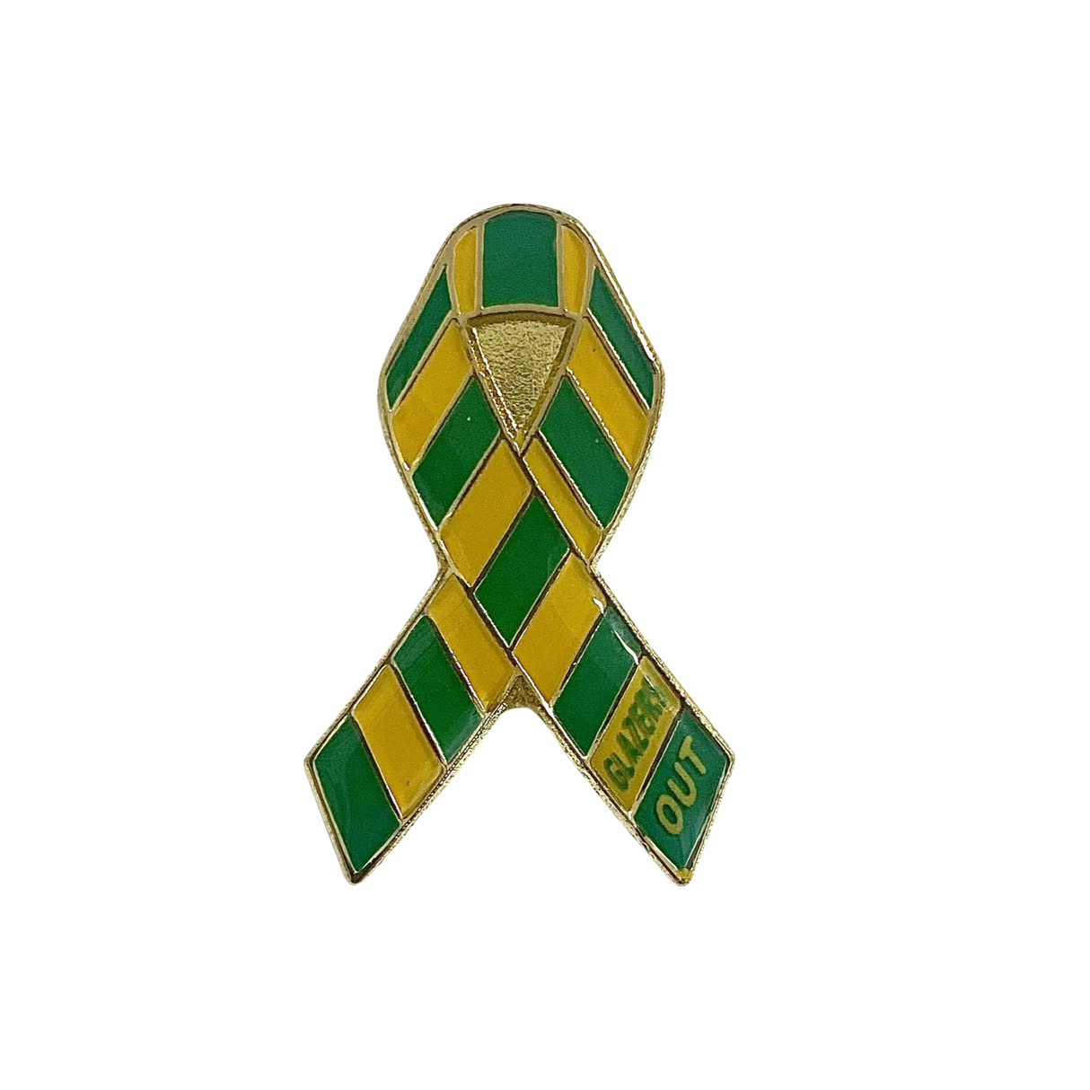 Green and Gold Scarf Badge