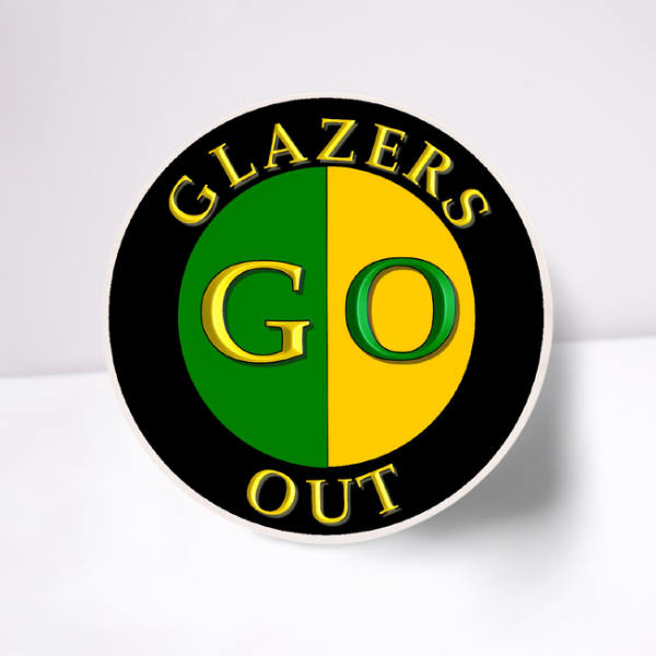 10 x Car Sticker "Glazers Out - GO"
