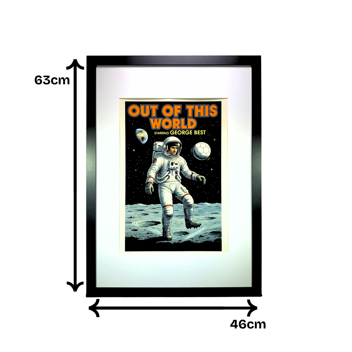 George Best "Out of This World" Print (A3)