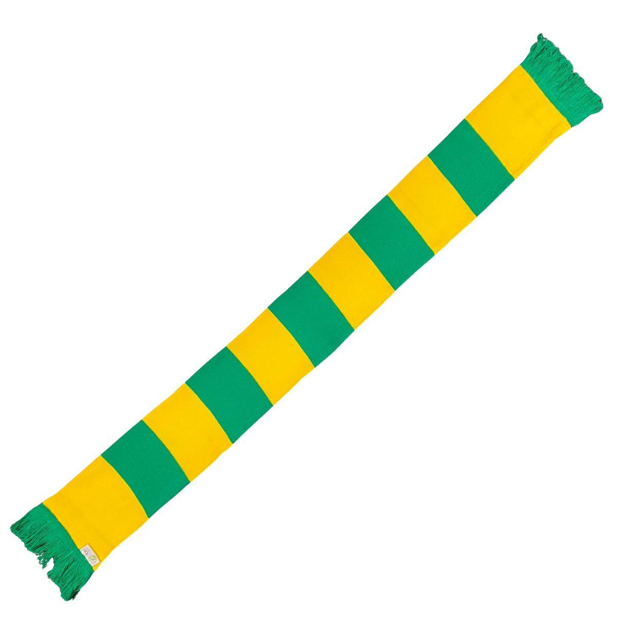 Green and Gold Bar Scarf