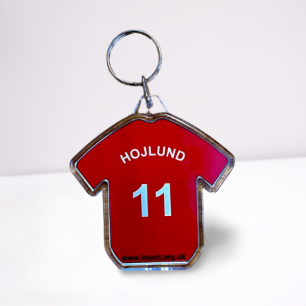 Hojlund Player Keyring