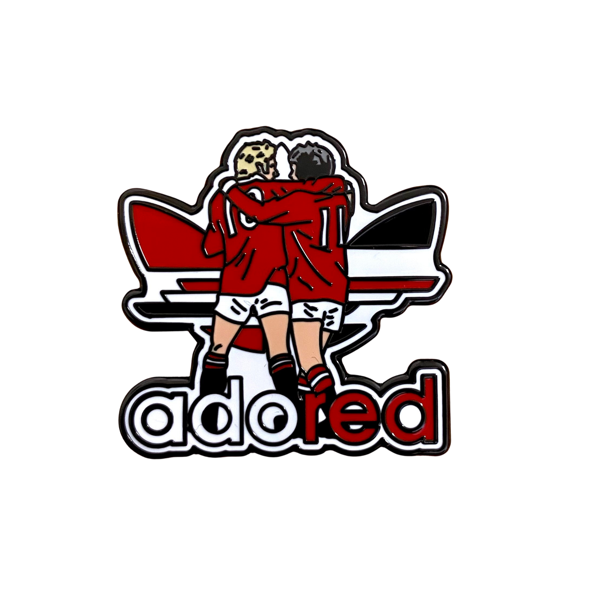 Denis Law & George Best Adored Badge