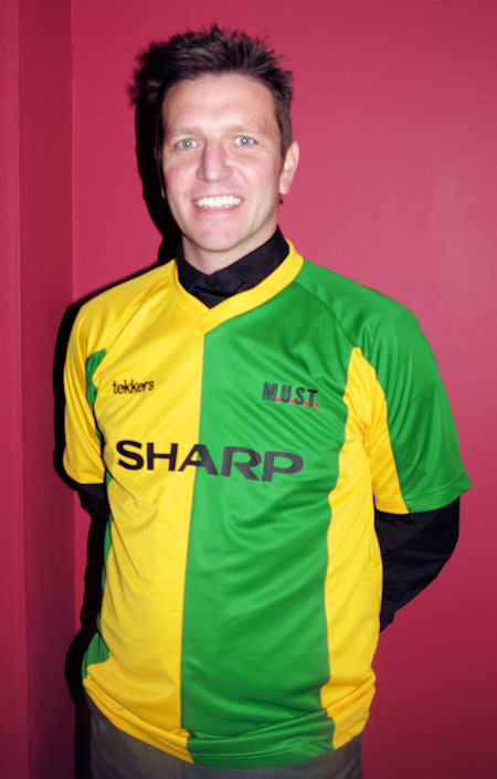 MUST Green and Gold Sharp Football Shirt