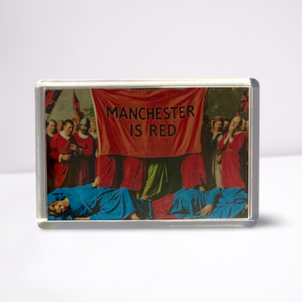 Manchester Is Red Fridge Magnet
