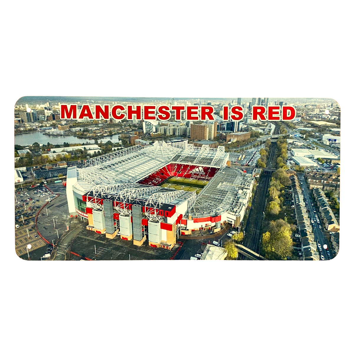 Manchester Is Red Wall/Bar Plaque