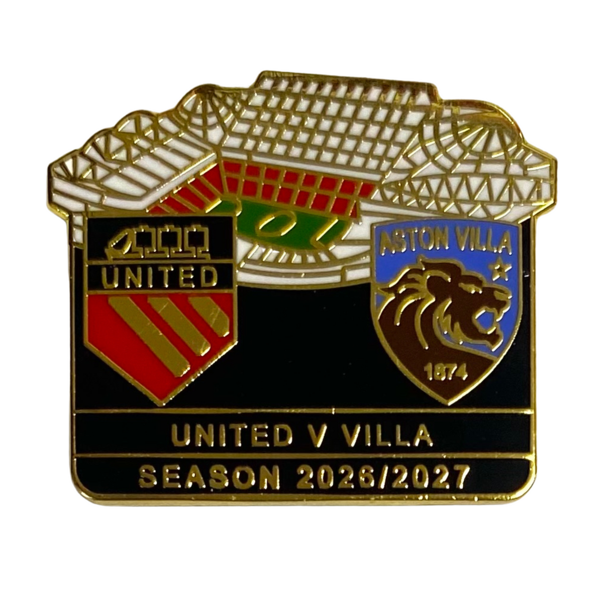 Manchester United v Aston Villa 2026/2027 Matchday Badge