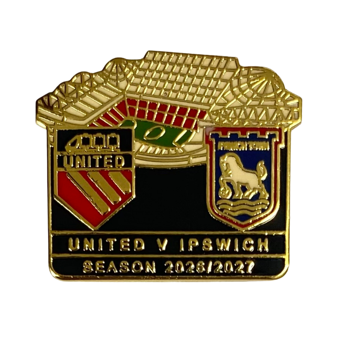 Manchester United v Ipswich 2026/2027 Matchday Badge