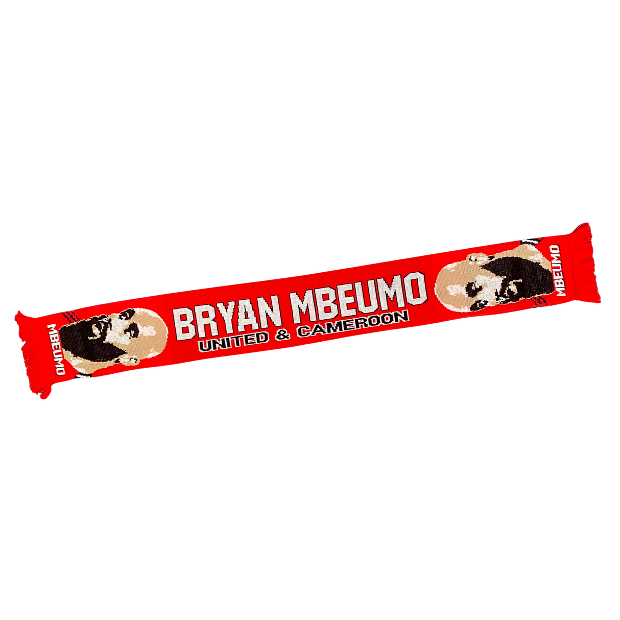 True Red Legends - Bryan Mbeumo Scarf