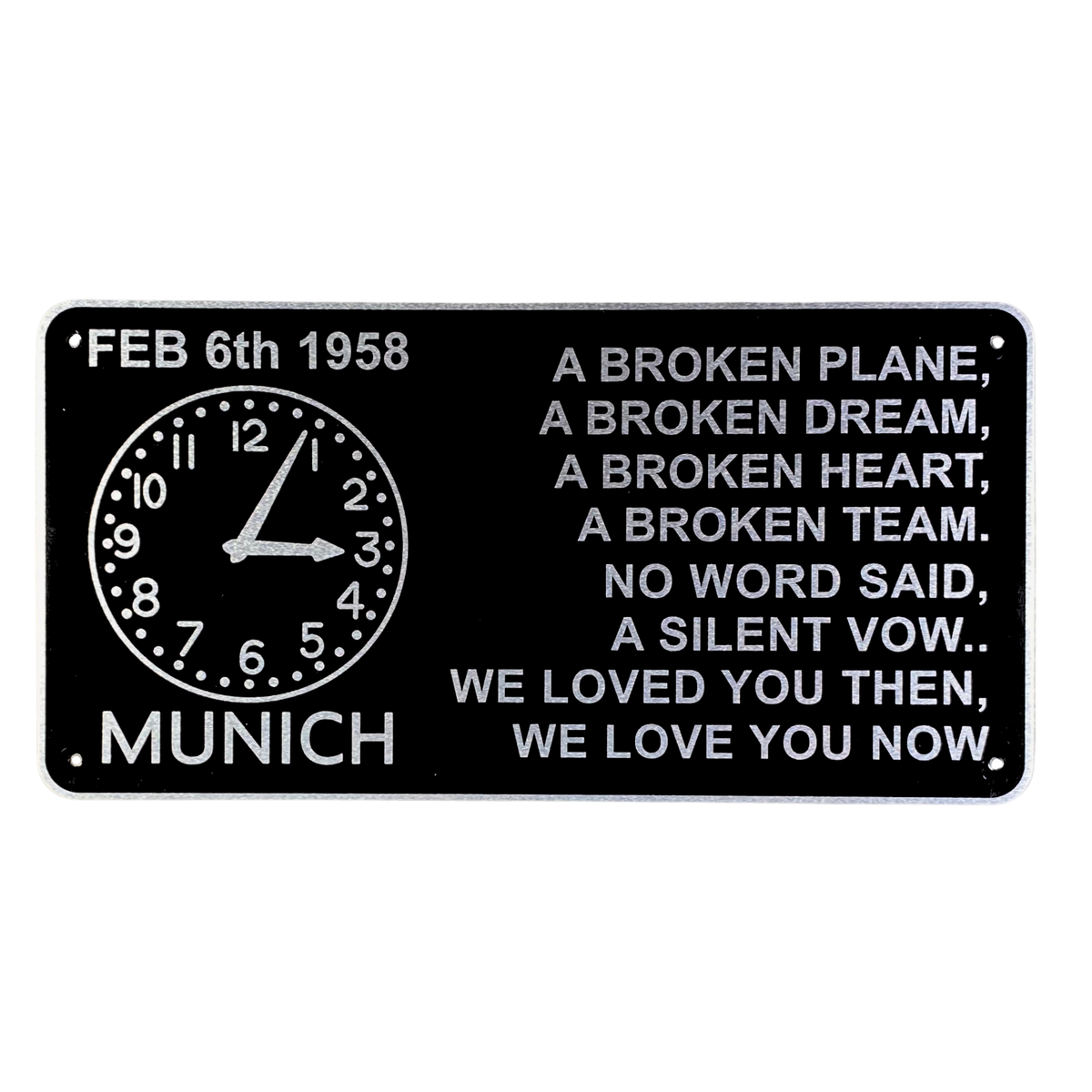 Munich Wall/Bar Plaque
