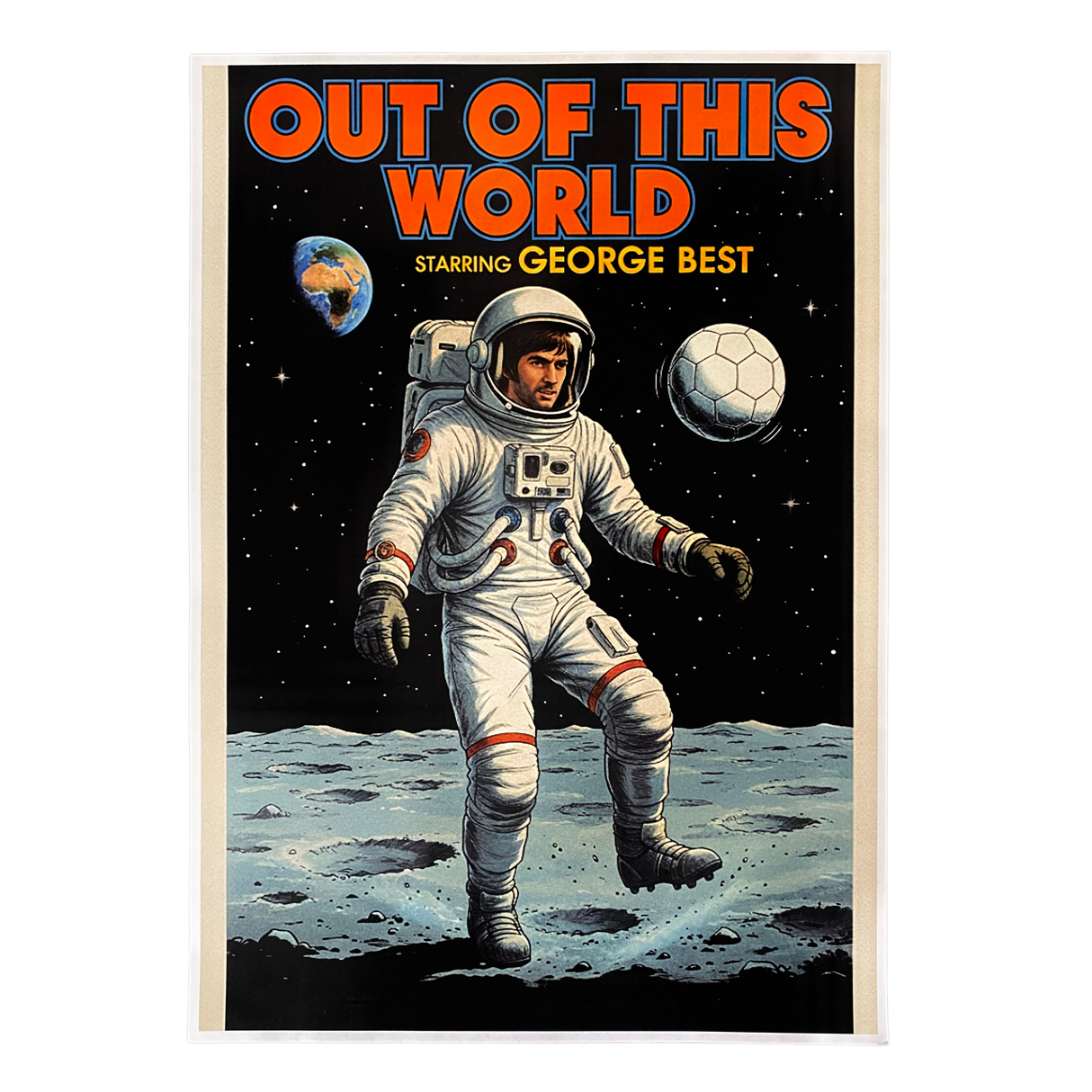 George Best "Out of This World" Print (A3)