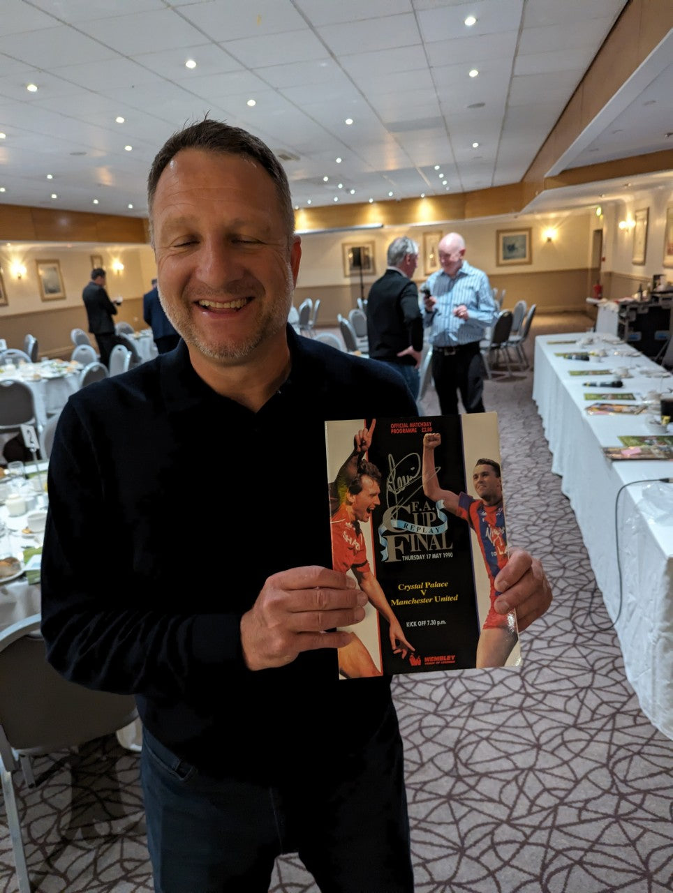 Lee Martin Signed 1990 FA Cup Final Replay Programme