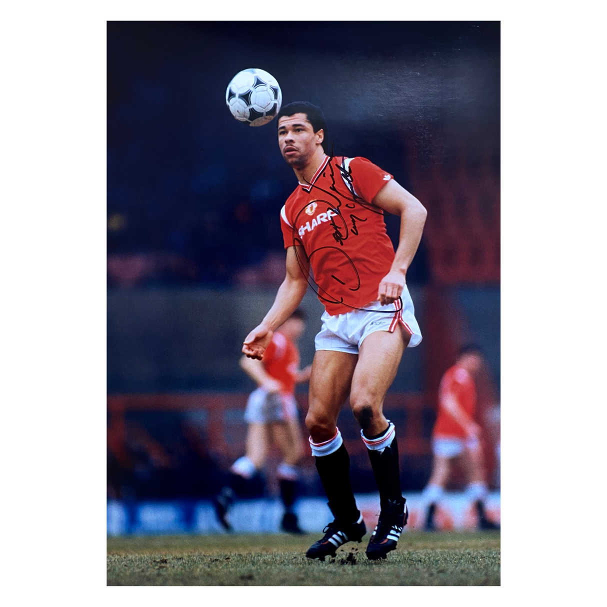 Paul McGrath 1986 Hand Signed Photo Print (L)