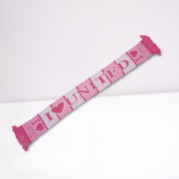 I Love Utd (Pink) Scarf