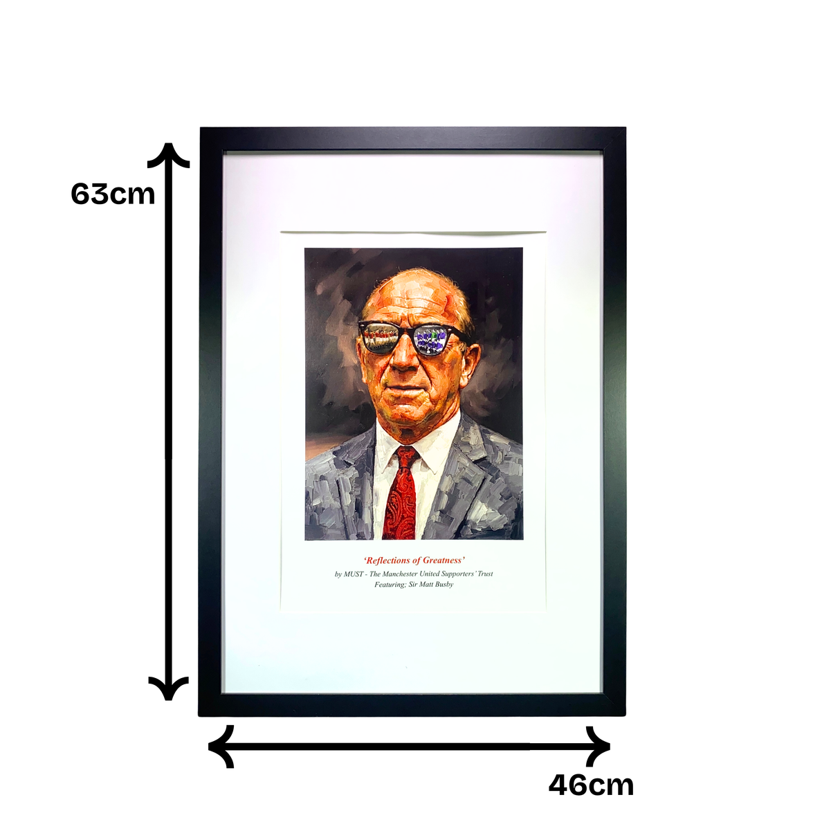 Sir Matt Busby "Reflections of Greatness" Print (A3)